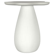 Perth 20-inch Side Table with Cloud-Shaped Top Off White