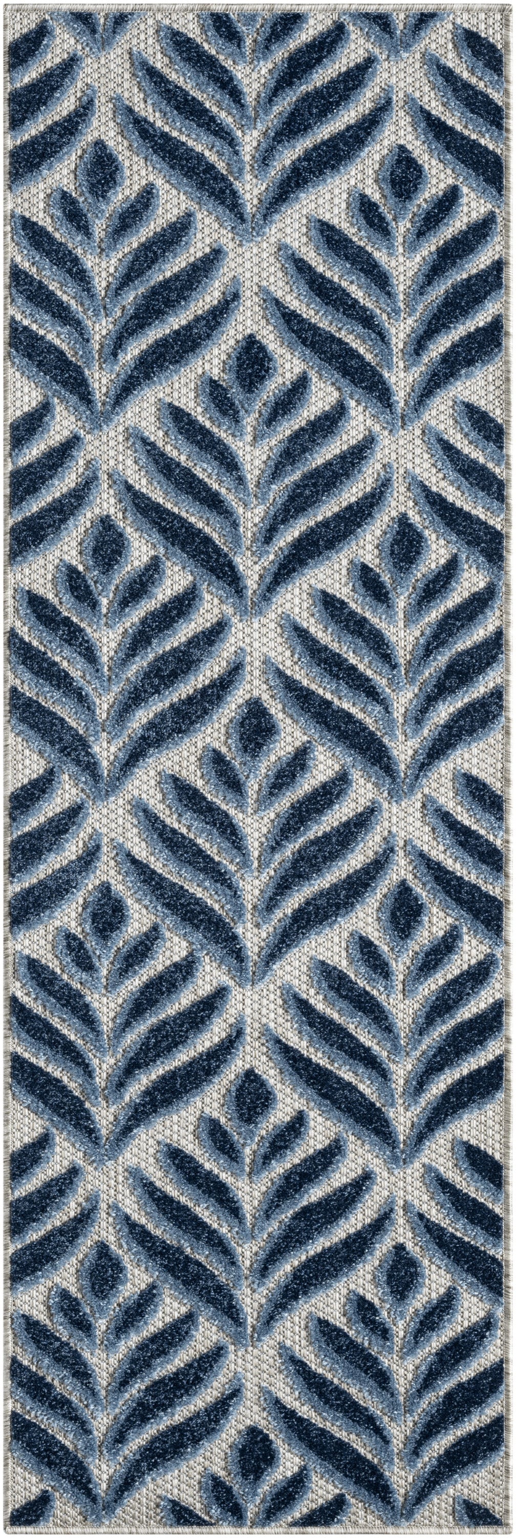 Aloha ALH35 Blue Rug - Runner