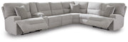 Acklen Place 7-Piece Power Sectional Reclining Sofa with Storage Console