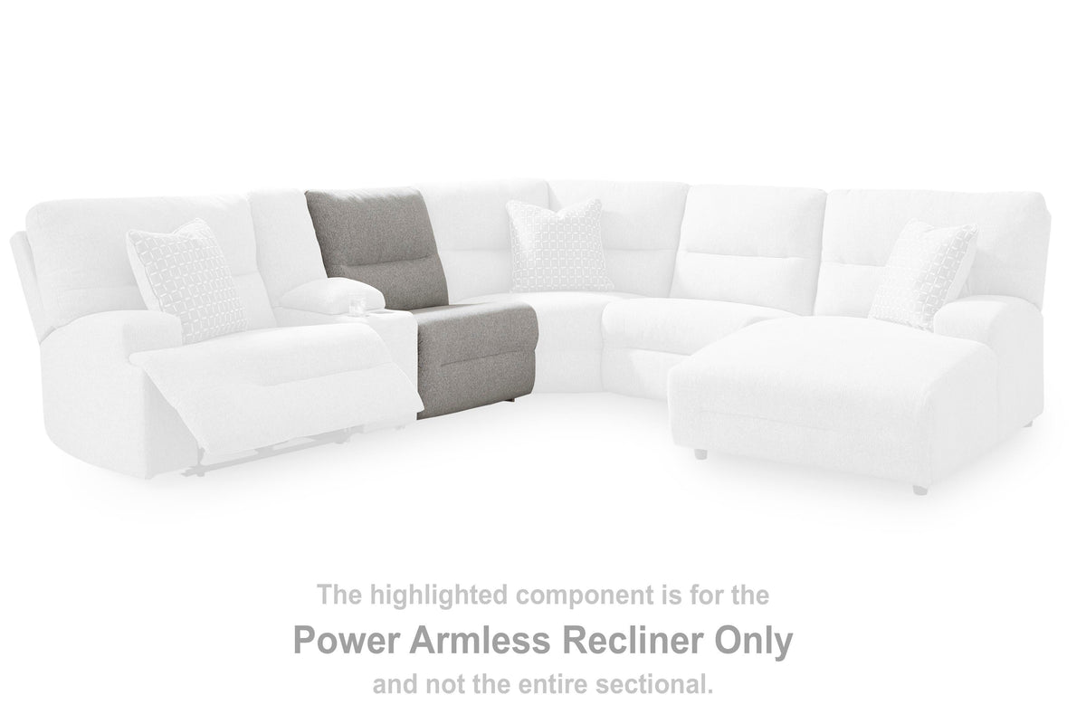 Acklen Place PWR Armless REC w/ADJ Headrest Next-Gen Nuvella™ Performance Fabric