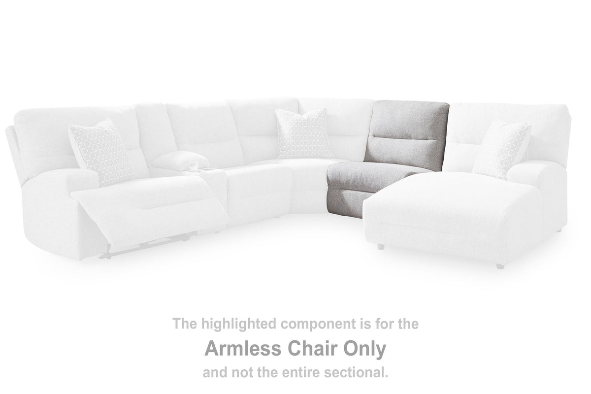Acklen Place Armless Chair Next-Gen Nuvella™ Performance Fabric