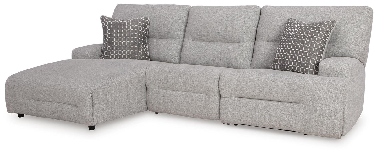 Acklen Place 3-Piece Power Reclining Sectional Next-Gen Nuvella™ Performance Fabric