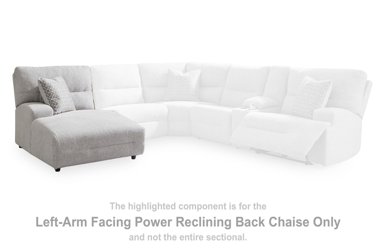 Acklen Place LAF PWR Reclining Back Chaise Next-Gen Nuvella™ Performance Fabric