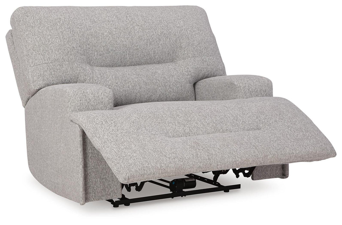 Acklen Place 6-Piece Power Reclining Sectional and Power Recliner