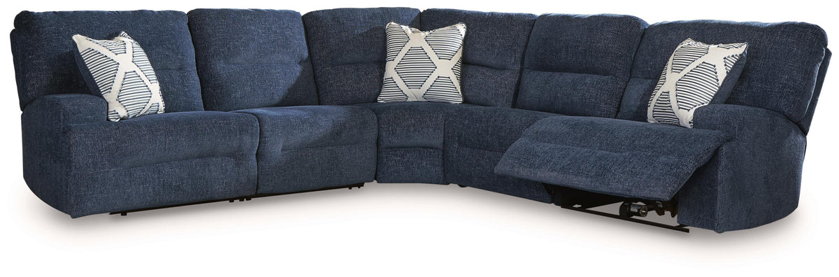 Acklen Place 5-Piece Power Reclining Sectional Next-Gen Nuvella™ Performance Fabric
