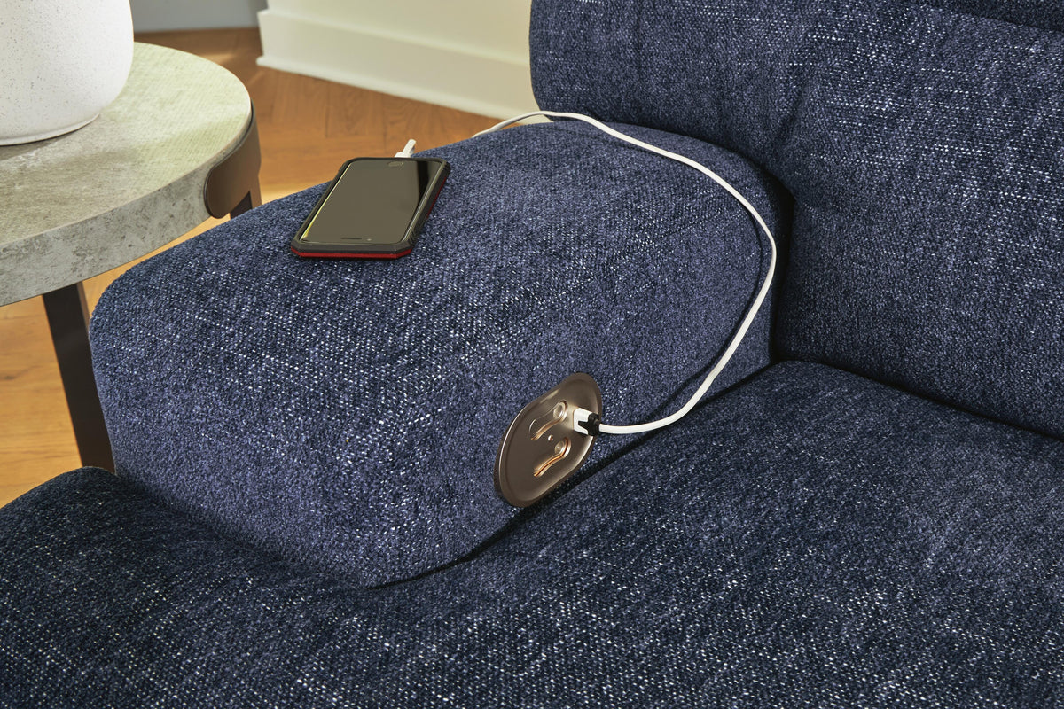 Acklen Place 3-Piece Power Reclining Sectional Sofa with Chaise Next-Gen Nuvella™ Performance Fabric