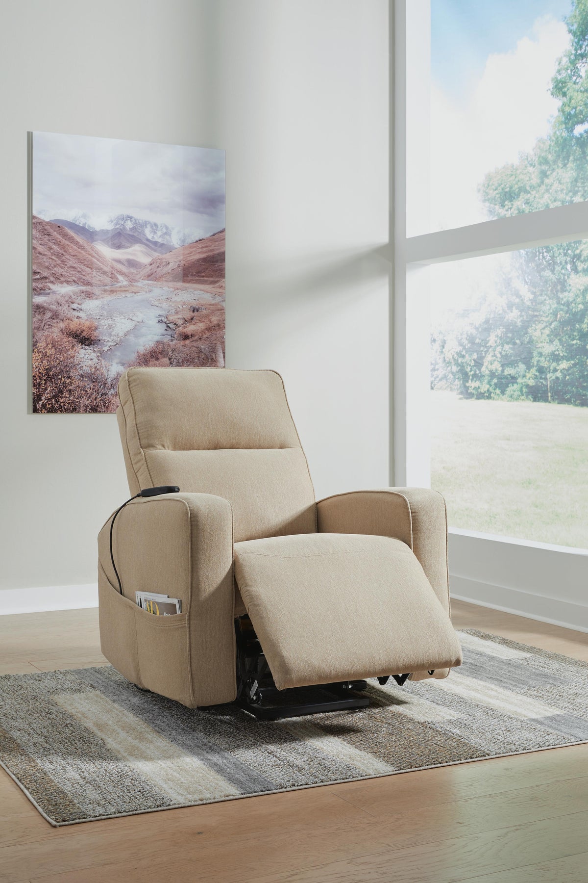 Starganza Power Lift Recliner Next-Gen Nuvella™ Performance Fabric