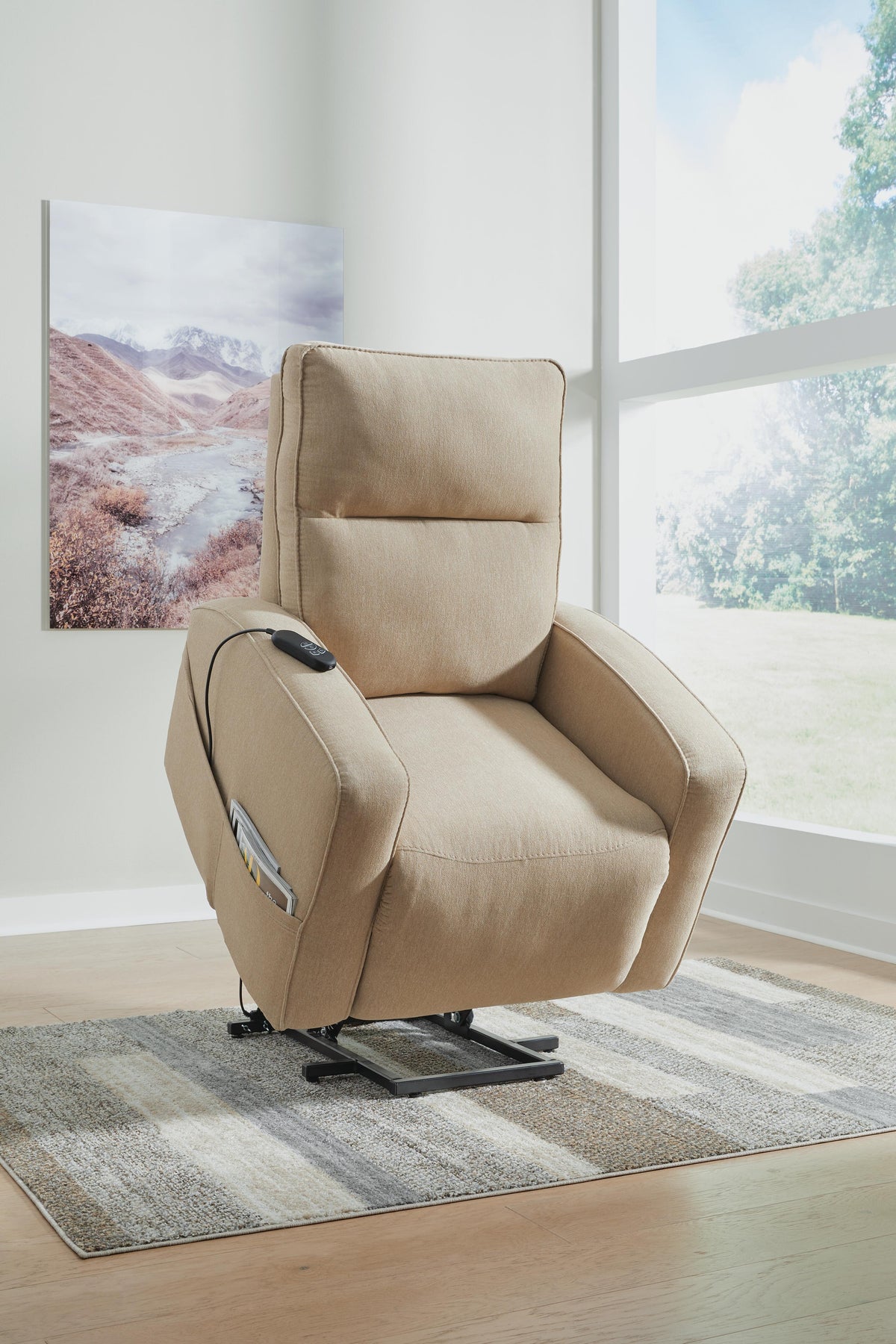 Starganza Power Lift Recliner Next-Gen Nuvella™ Performance Fabric