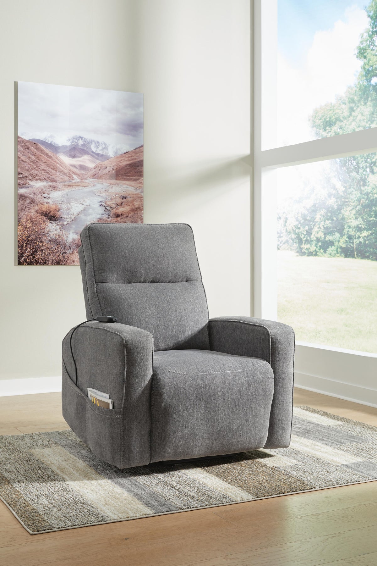 Starganza Power Lift Recliner Next-Gen Nuvella™ Performance Fabric