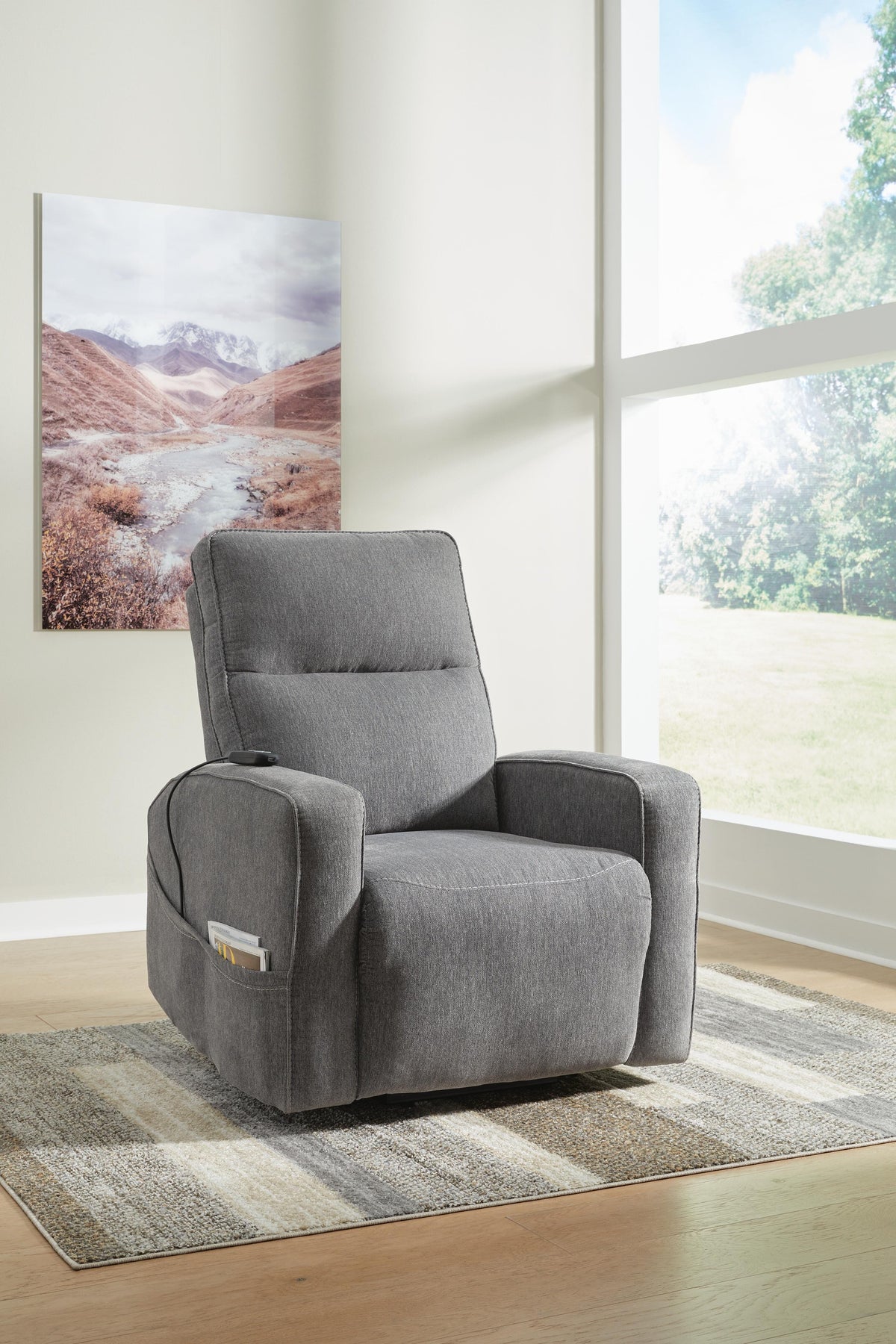 Starganza Power Lift Recliner Next-Gen Nuvella™ Performance Fabric