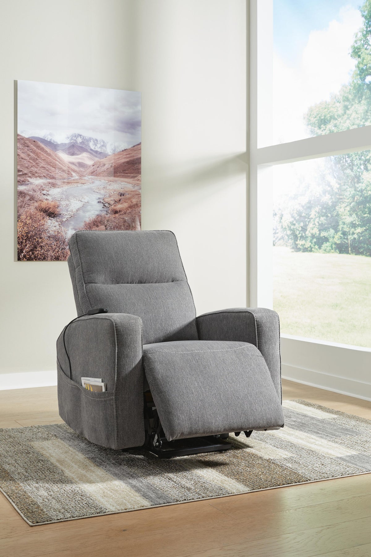 Starganza Power Lift Recliner Next-Gen Nuvella™ Performance Fabric