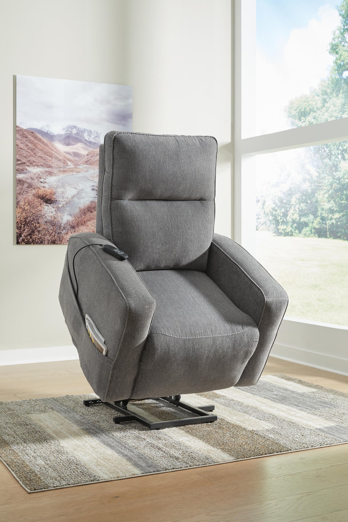 Starganza Power Lift Recliner Next-Gen Nuvella™ Performance Fabric