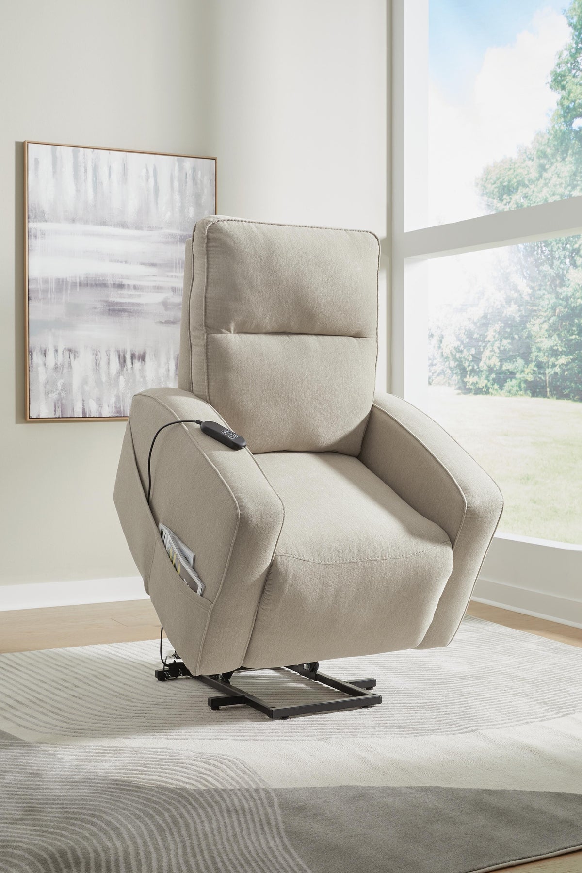 Starganza Power Lift Recliner Next-Gen Nuvella™ Performance Fabric