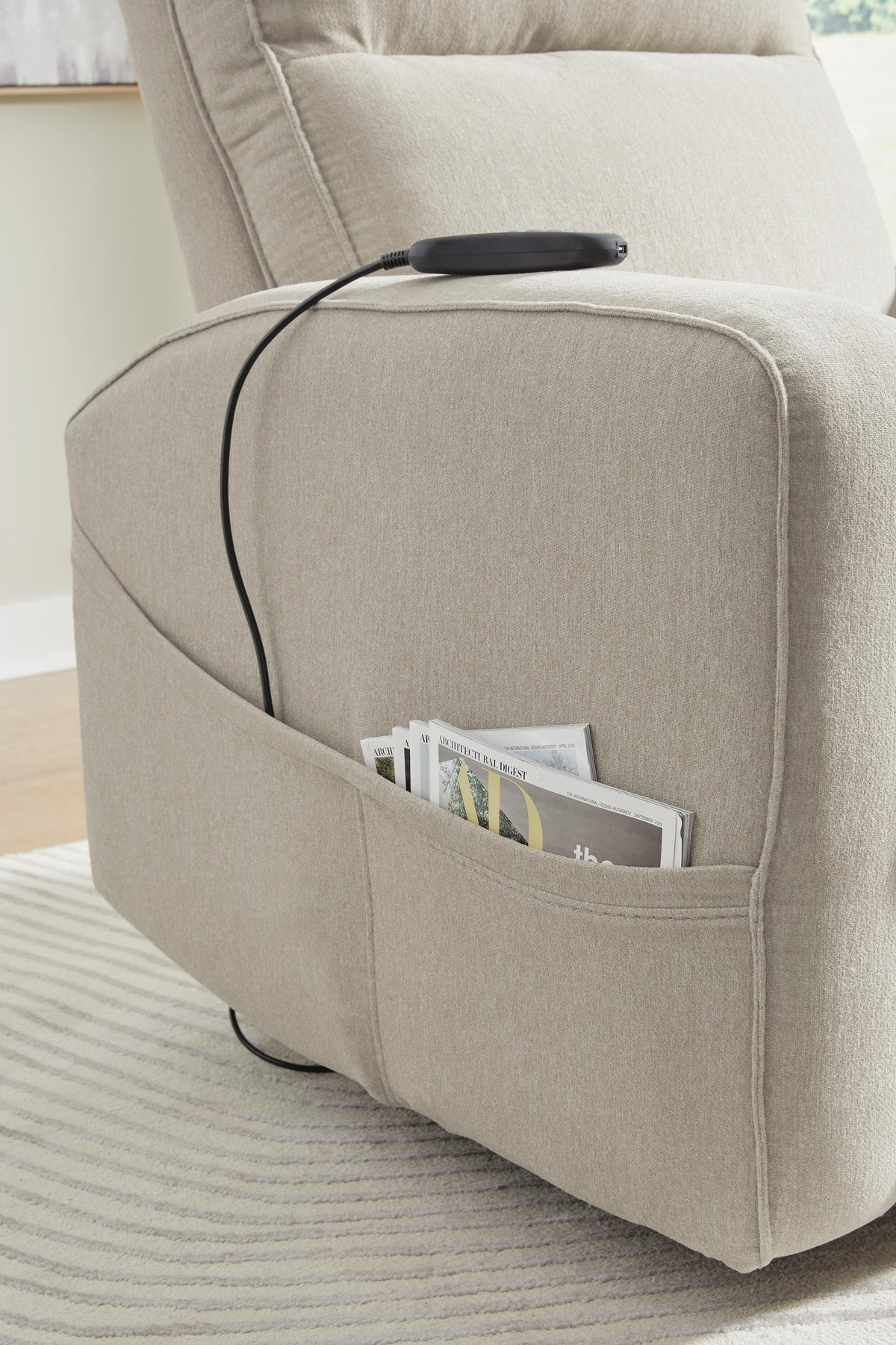 Starganza Power Lift Recliner Next-Gen Nuvella™ Performance Fabric