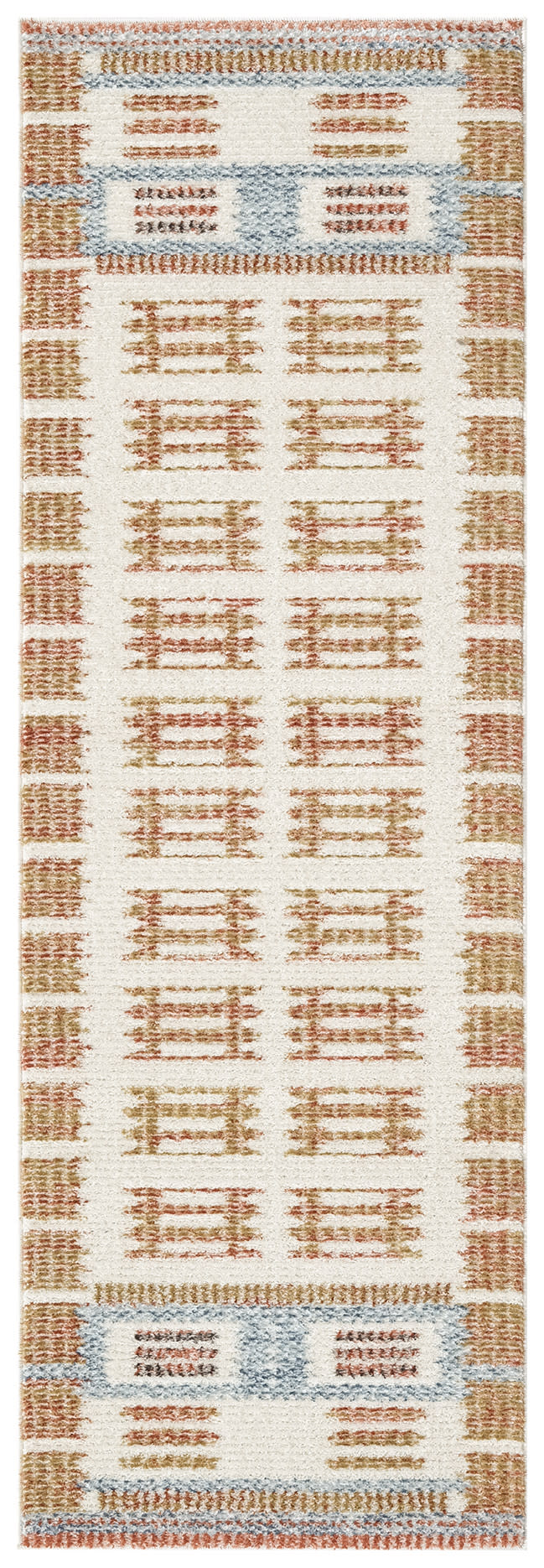 Nordic NRC16 Ivory Rust Rug - Runner