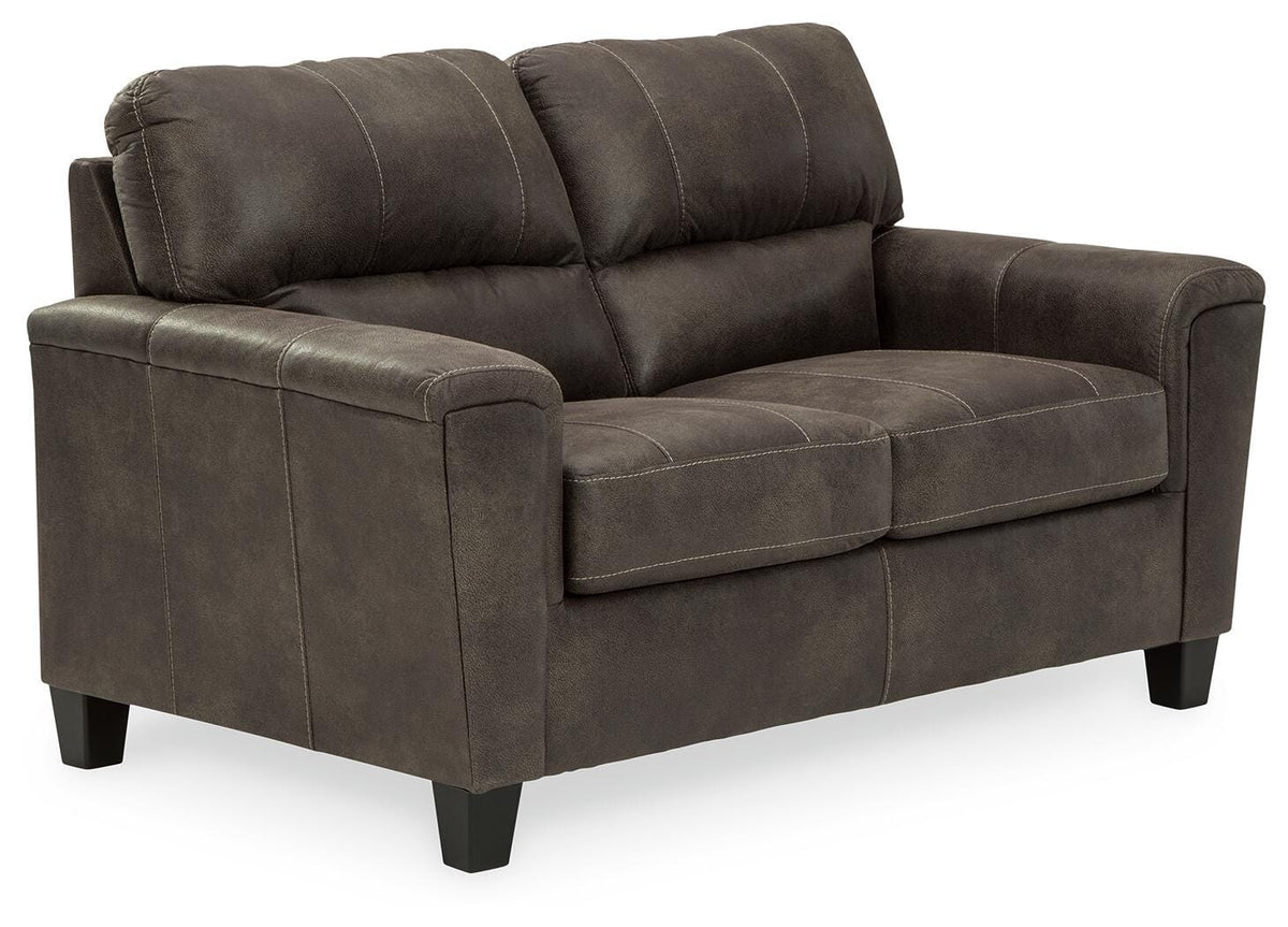 Navi Loveseat Faux Leather