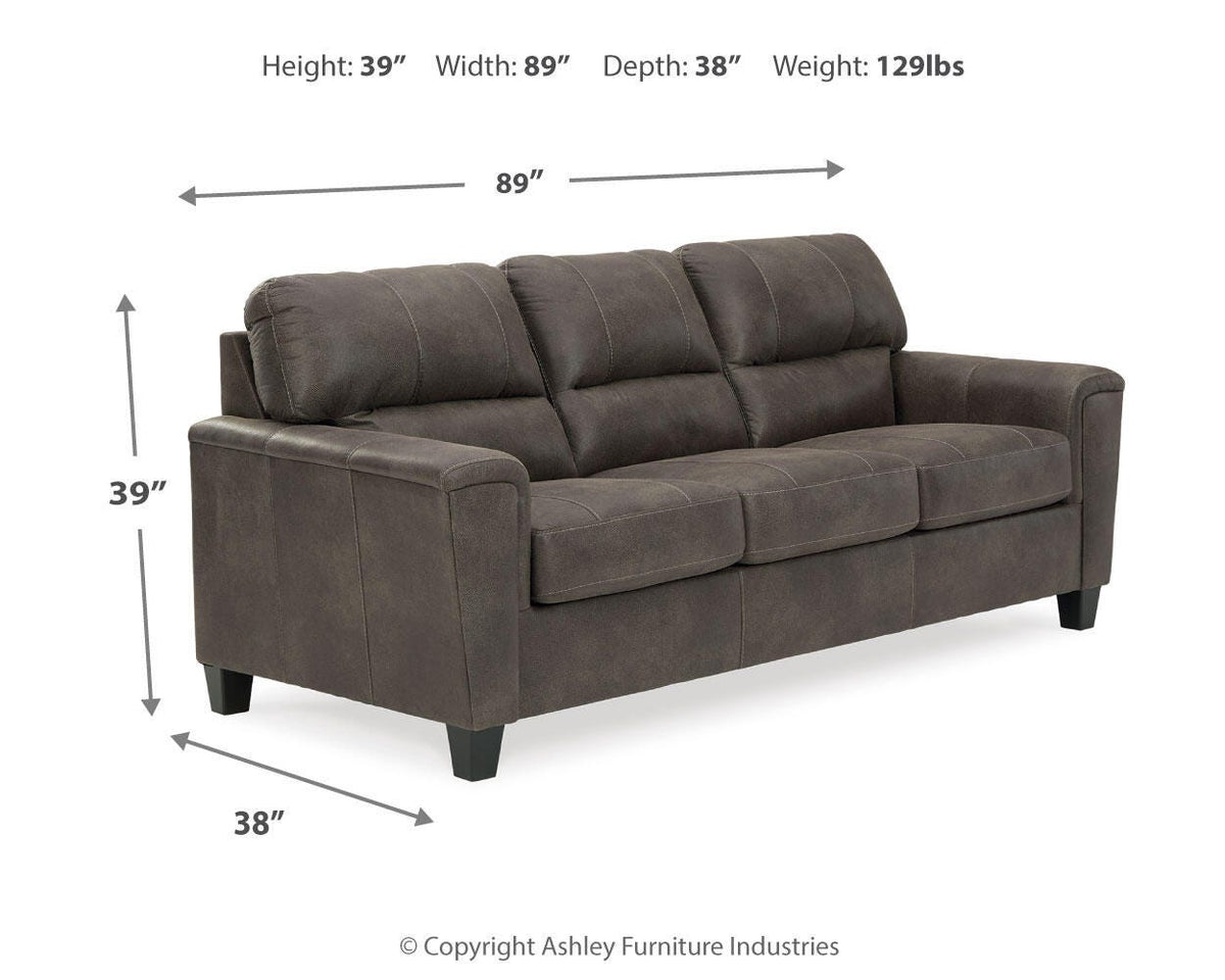 Navi Sofa Faux Leather