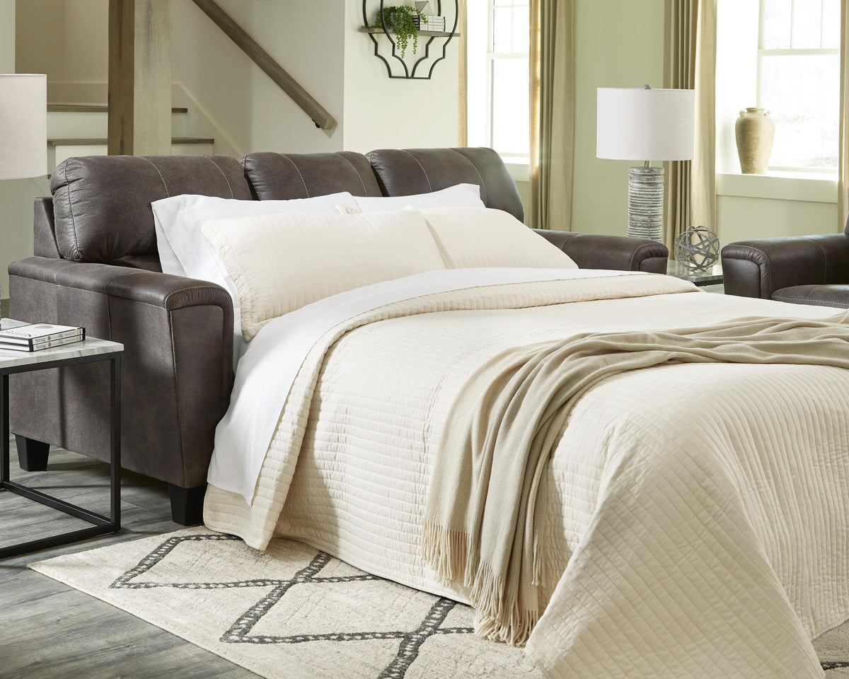 Navi Queen Sofa Sleeper Faux Leather