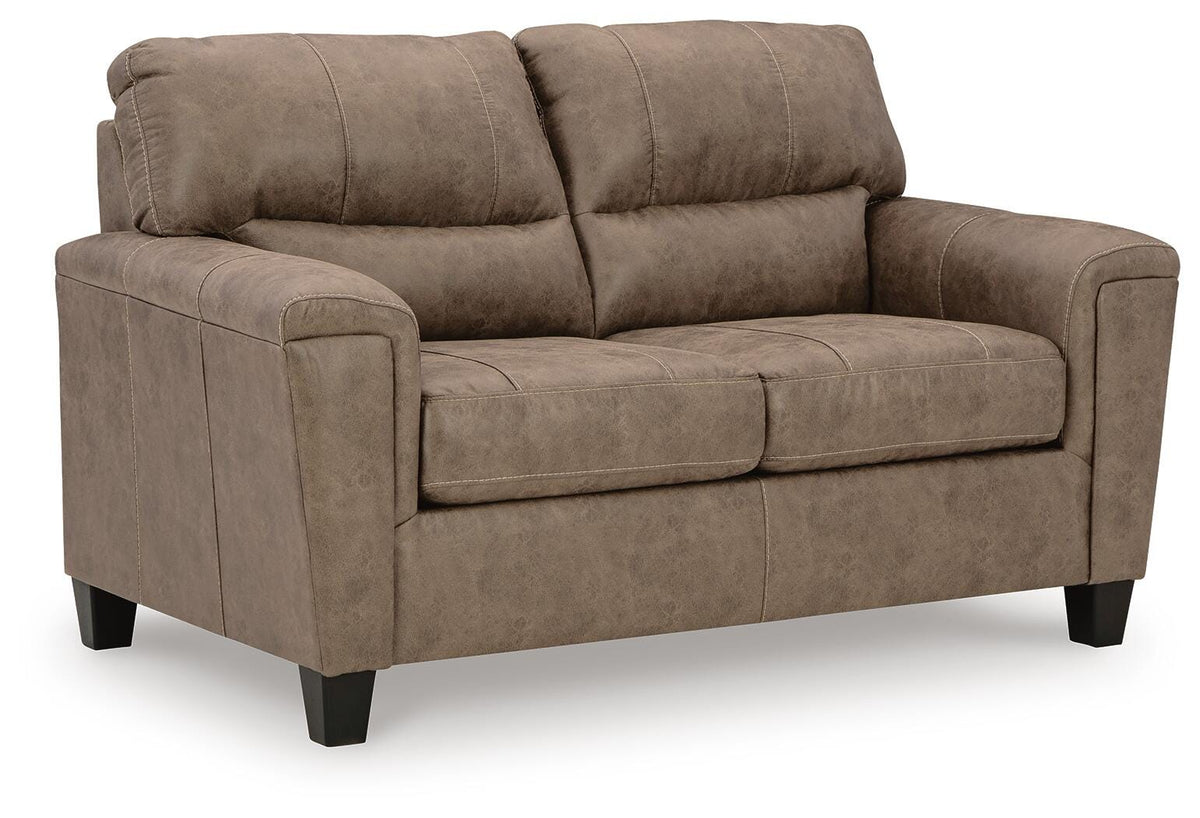 Navi Loveseat Faux Leather