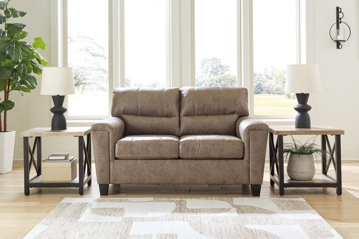 Navi Loveseat Faux Leather