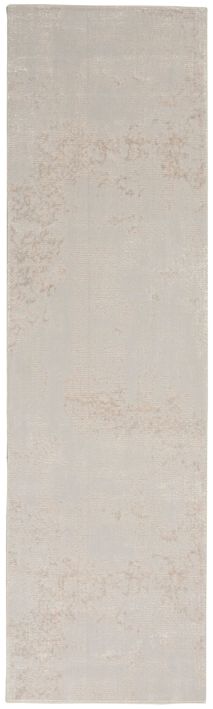 Silky Textures SLY01 Ivory Grey Rug - Runner