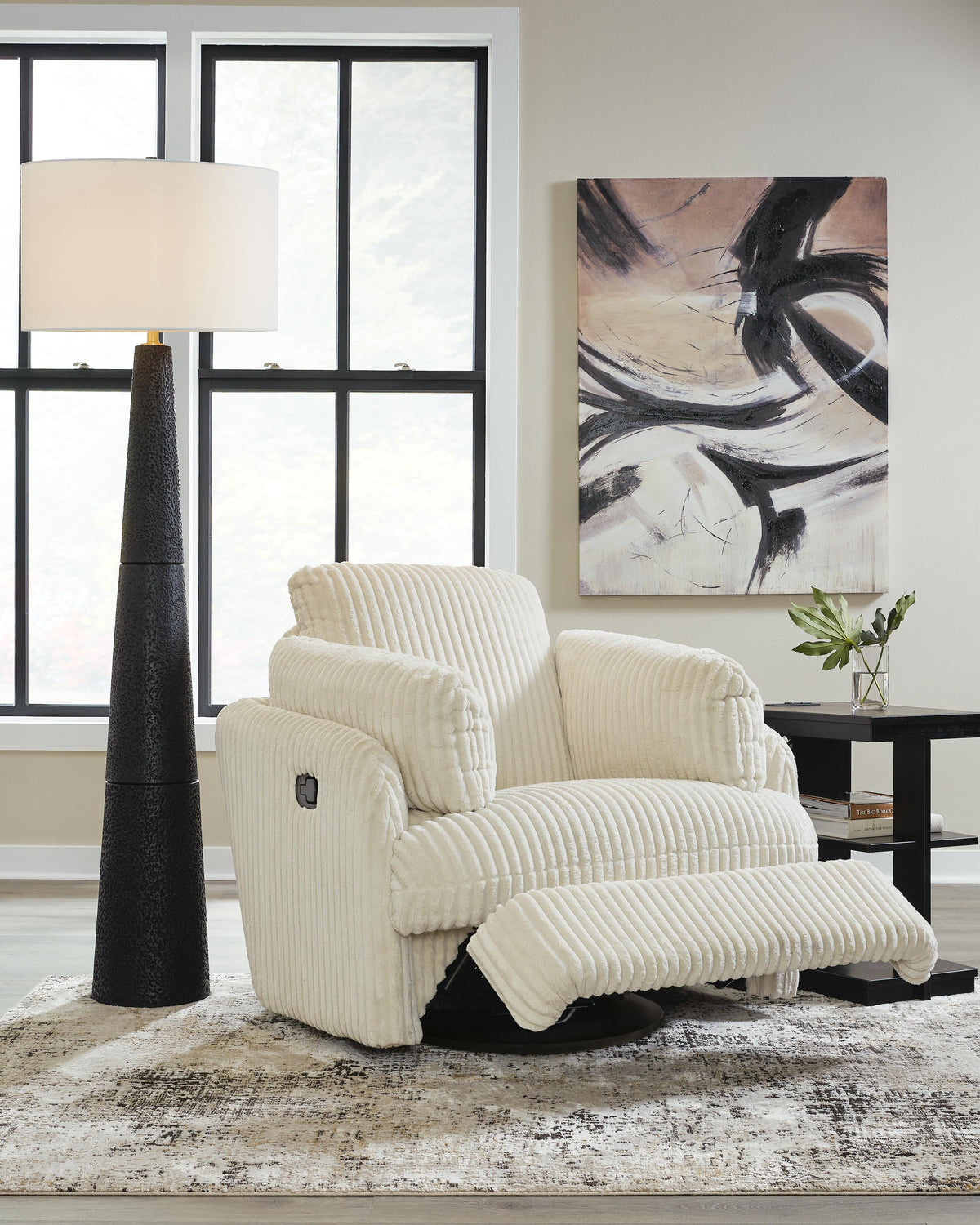 Tie-Breaker Swivel Glider Recliner Velvet