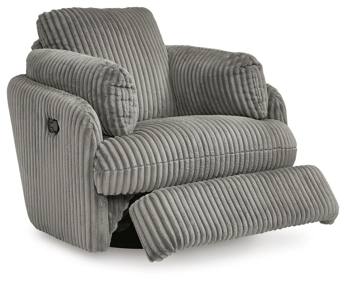 Tie-Breaker Swivel Glider Recliner Velvet
