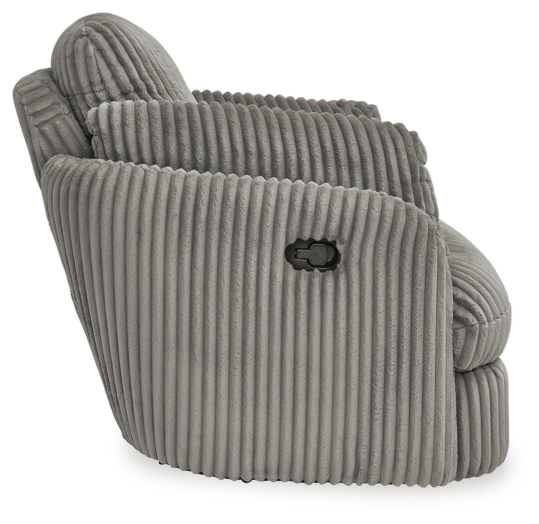 Tie-Breaker Swivel Glider Recliner Velvet
