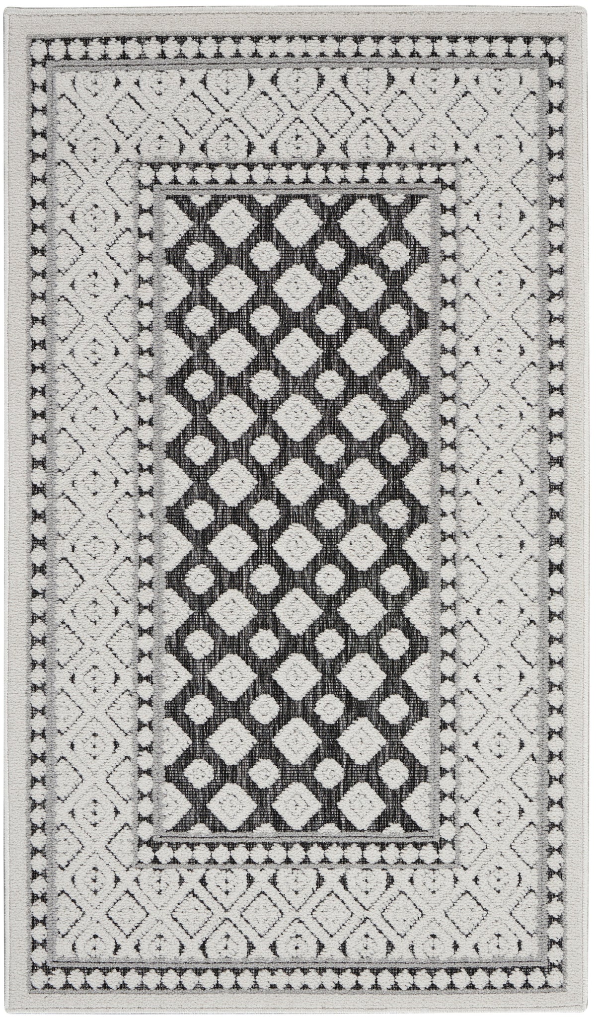 Key Largo KLG02 Dark Grey Rug - Rectangle
