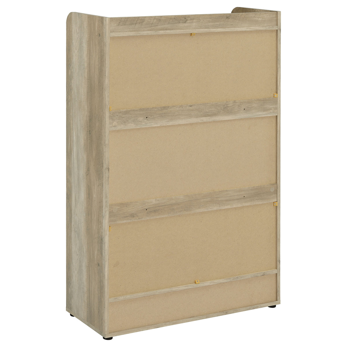 Denia 3-tier Engineered Wood Shoe Cabinet - White