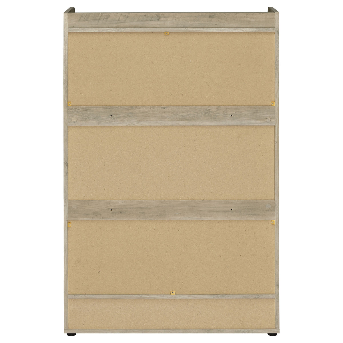 Denia 3-tier Engineered Wood Shoe Cabinet - White