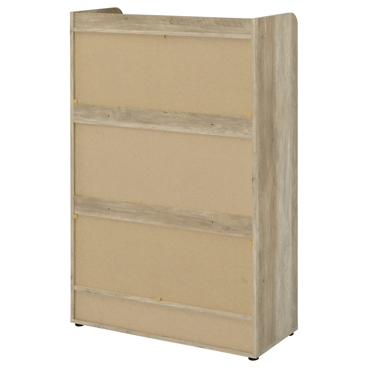 Denia 3-tier Engineered Wood Shoe Cabinet - White