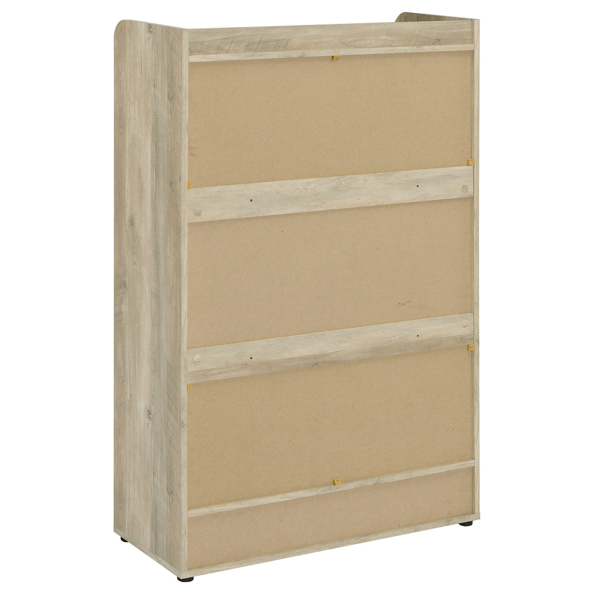 Denia 3-tier Engineered Wood Shoe Cabinet - Grey