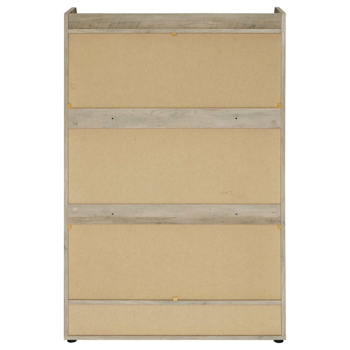 Denia 3-tier Engineered Wood Shoe Cabinet - Grey