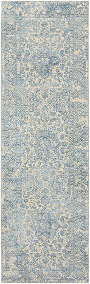 Azalea AZA01 Ivory Blue Rug - Runner