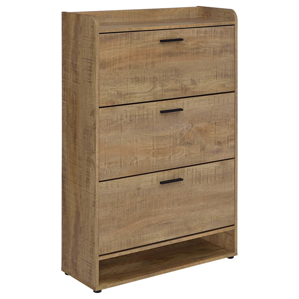 Denia 3-tier Engineered Wood Shoe Cabinet - Mango