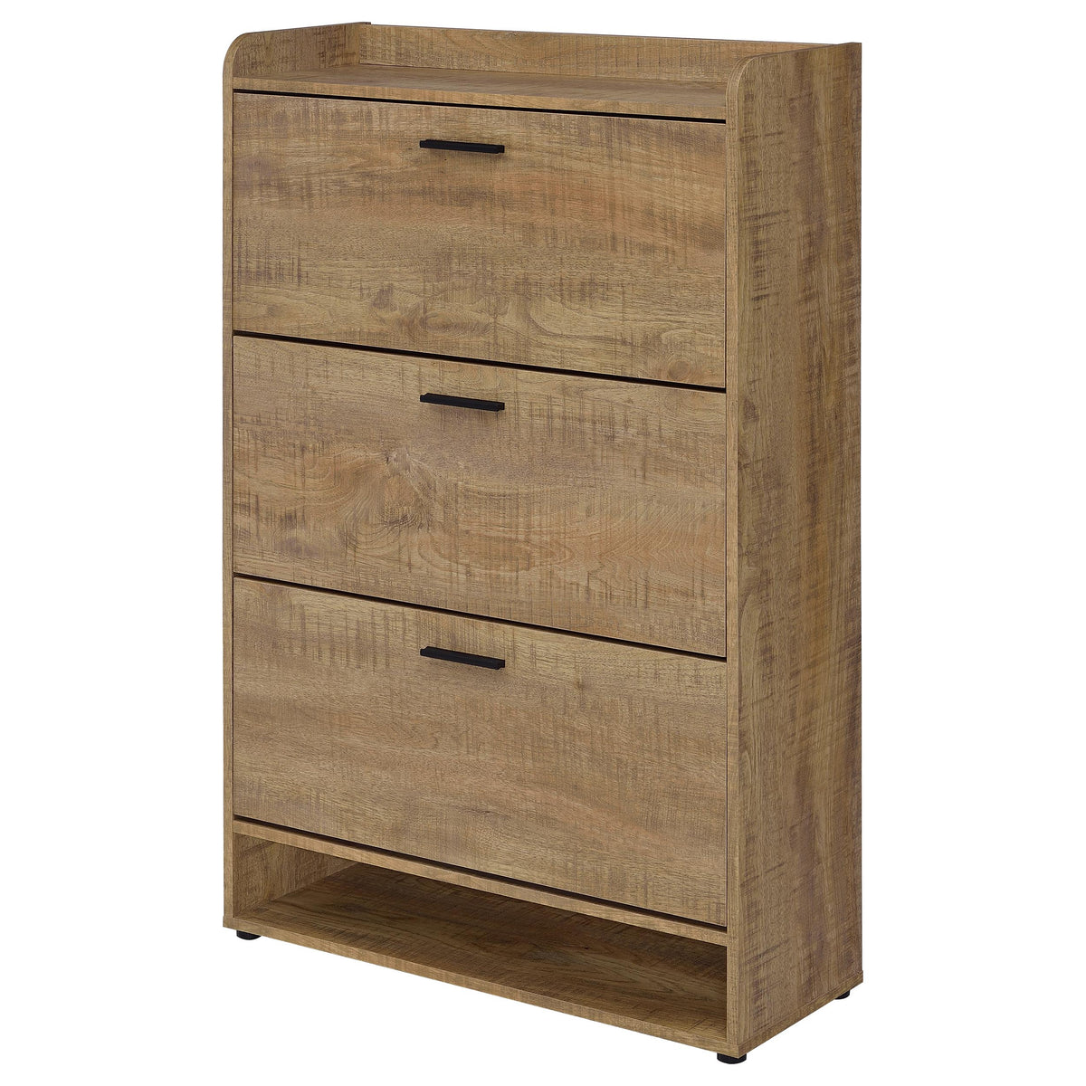 Denia 3-tier Engineered Wood Shoe Cabinet - Mango