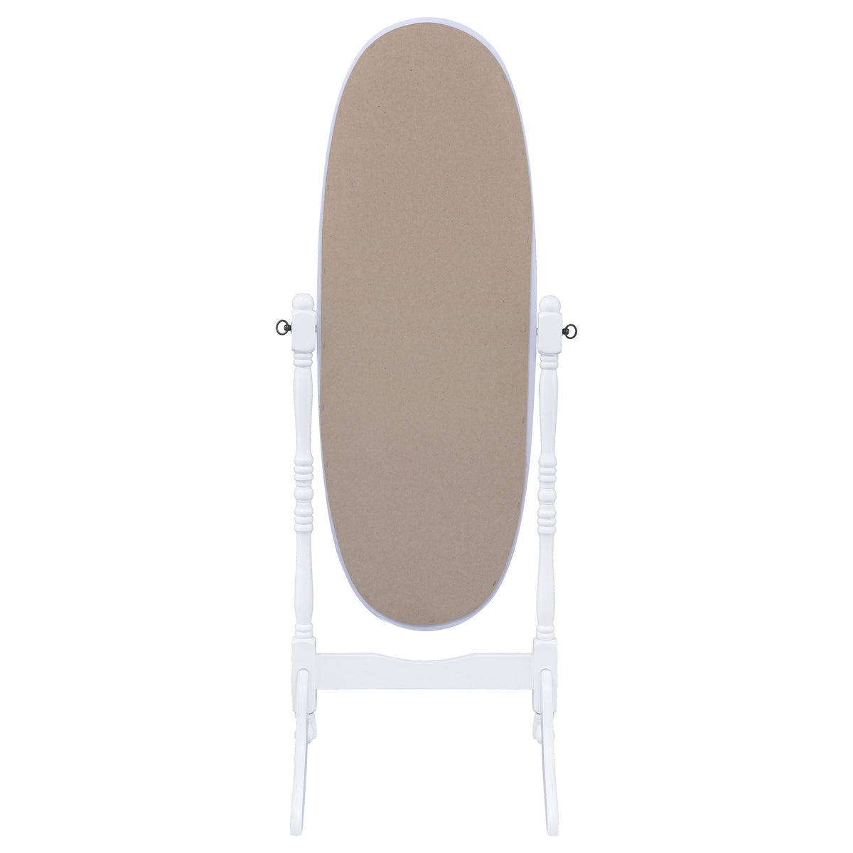 Foyet Wood Adjustable Full Length Cheval Mirror - White