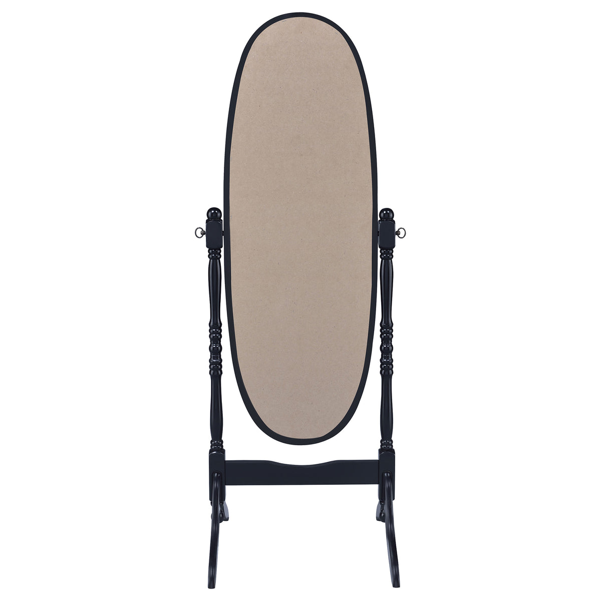 Foyet Wood Adjustable Full Length Cheval Mirror - Black