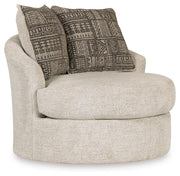 Soletren Swivel Accent Chair Chenille