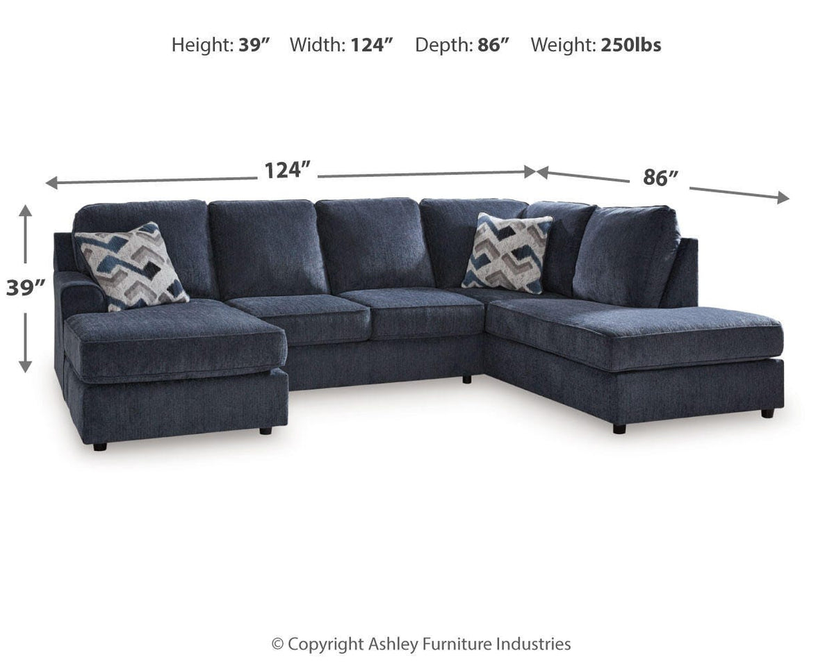 Albar Place 2-Piece Sectional Chenille