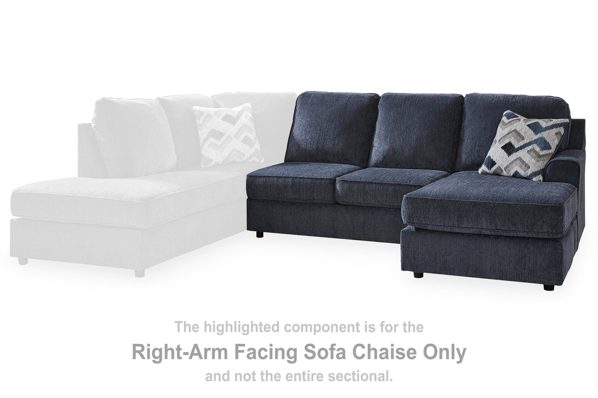 Albar Place RAF Sofa Chaise Chenille