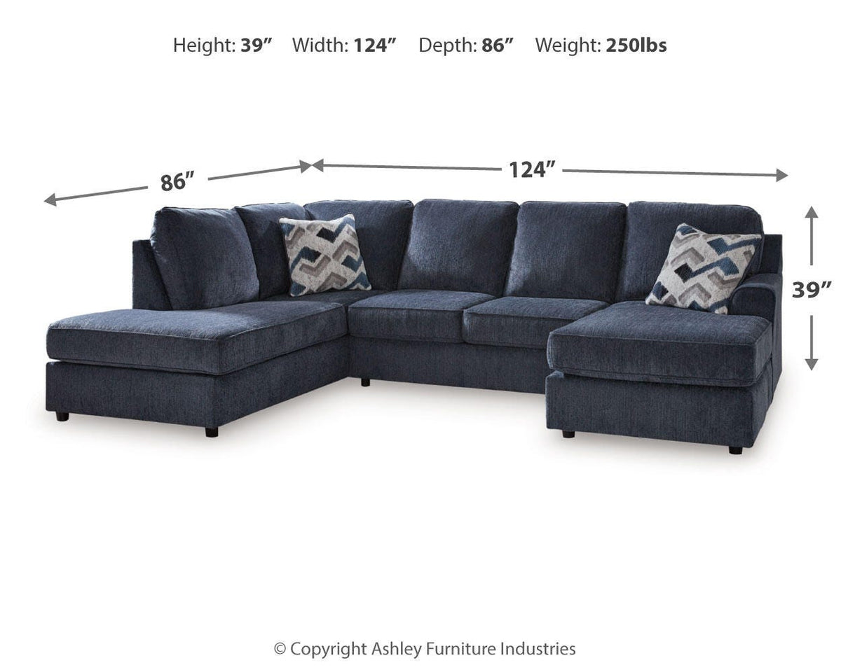 Albar Place 2-Piece Sectional Chenille