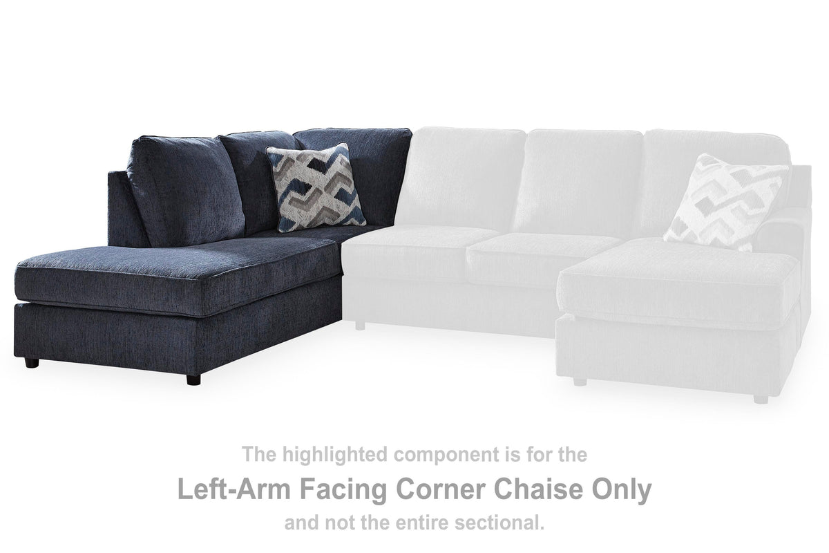 Albar Place LAF Corner Chaise Chenille