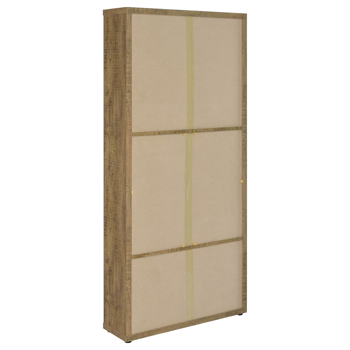 Hawthorne 3-shelf Glass Door Tall Cabinet with Drawers - Mango