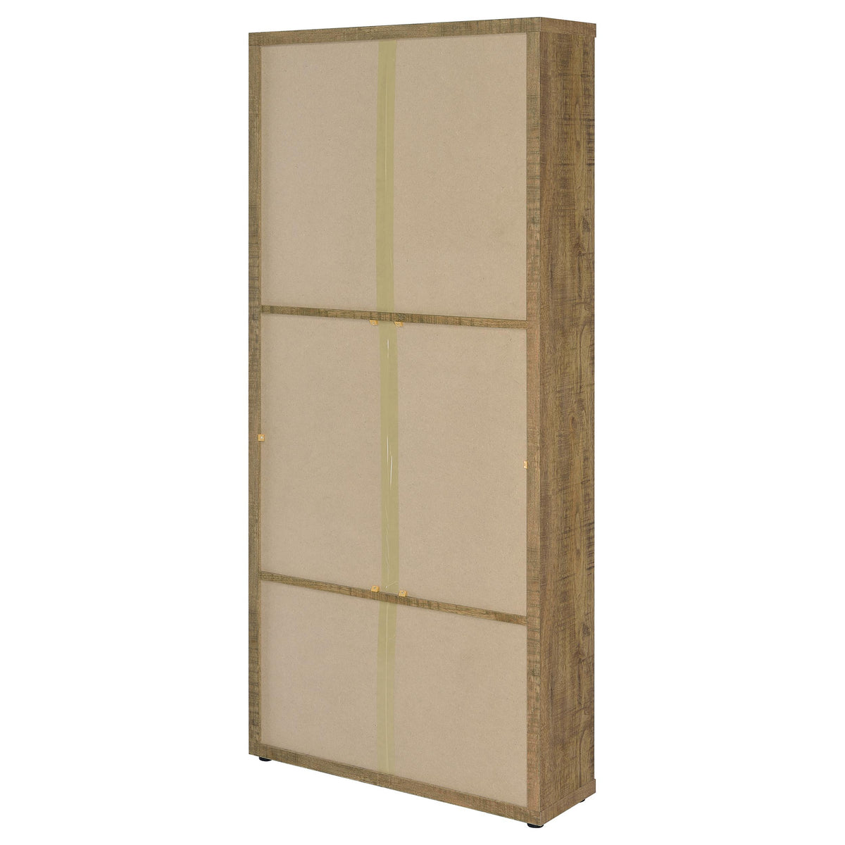 Hawthorne 3-shelf Glass Door Tall Cabinet with Drawers - Mango