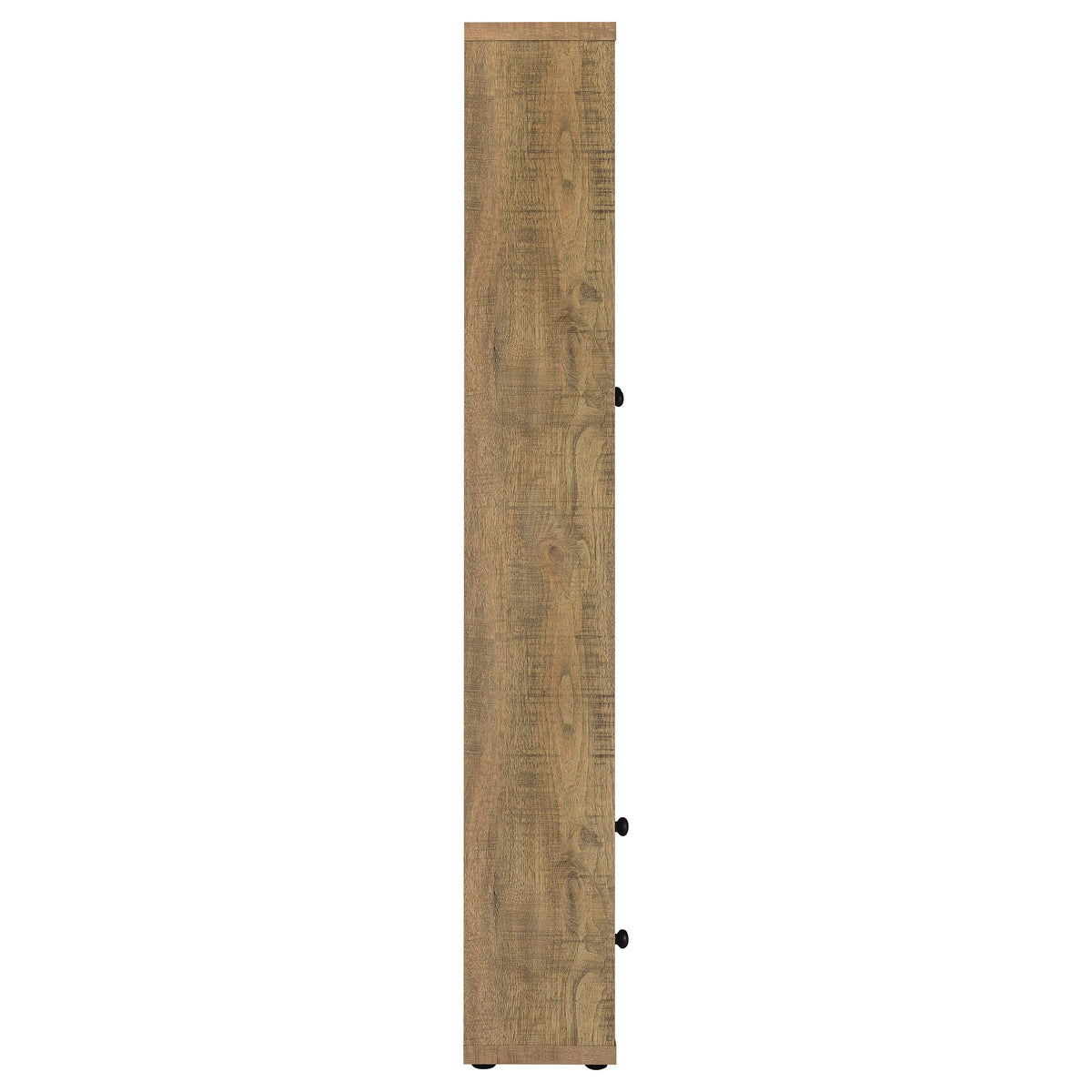 Hawthorne 3-shelf Glass Door Tall Cabinet with Drawers - Mango