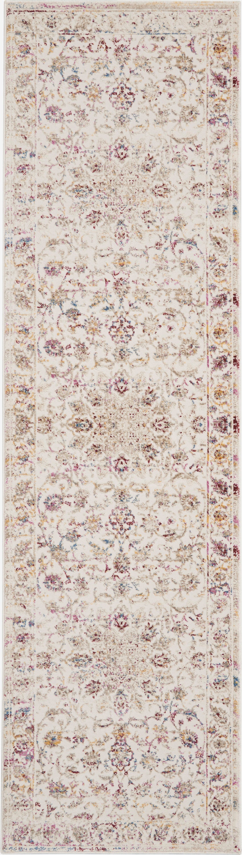 Melody MEL02 Ivory Multicolor Rug - Runner