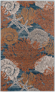 Seaside SDS04 Blue Multicolor Rug - Rectangle