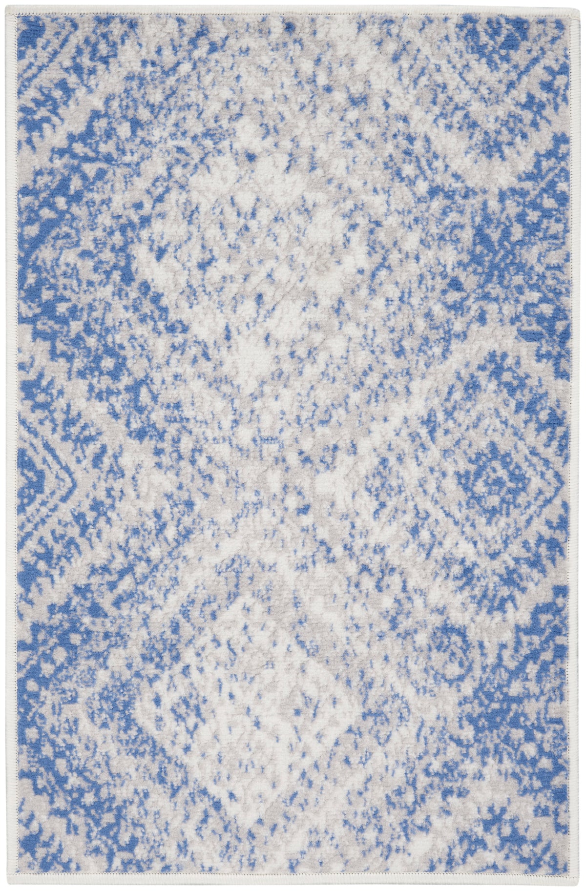 Whimsicle WHS17 Ivory Blue Rug - Rectangle
